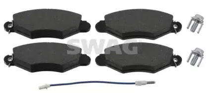 Комплект тормозных колодок, дисковый тормоз SWAG купить